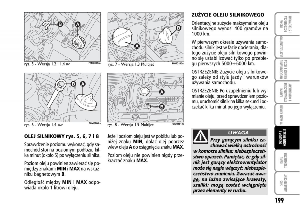 Fiat Grande Punto III 3 instrukcja obslugi / page 201