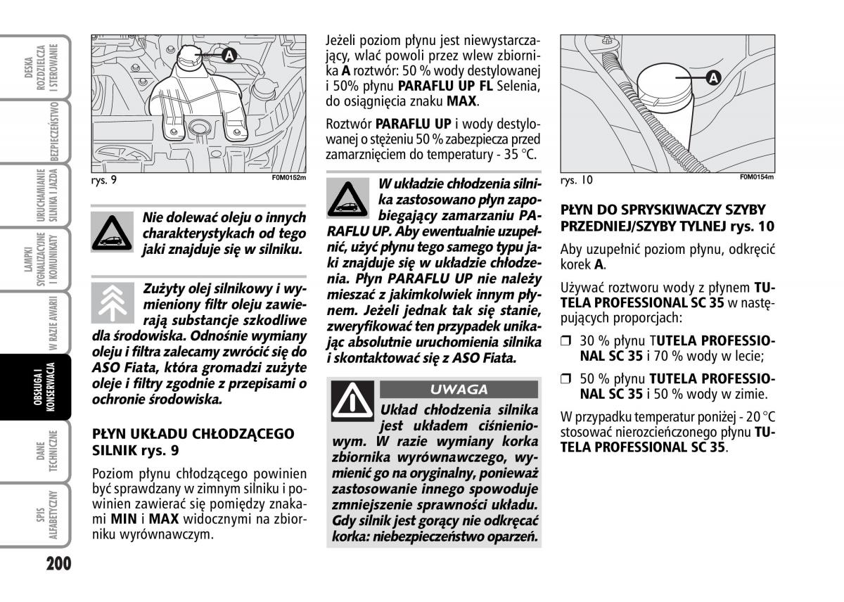 Fiat Grande Punto III 3 instrukcja obslugi / page 202