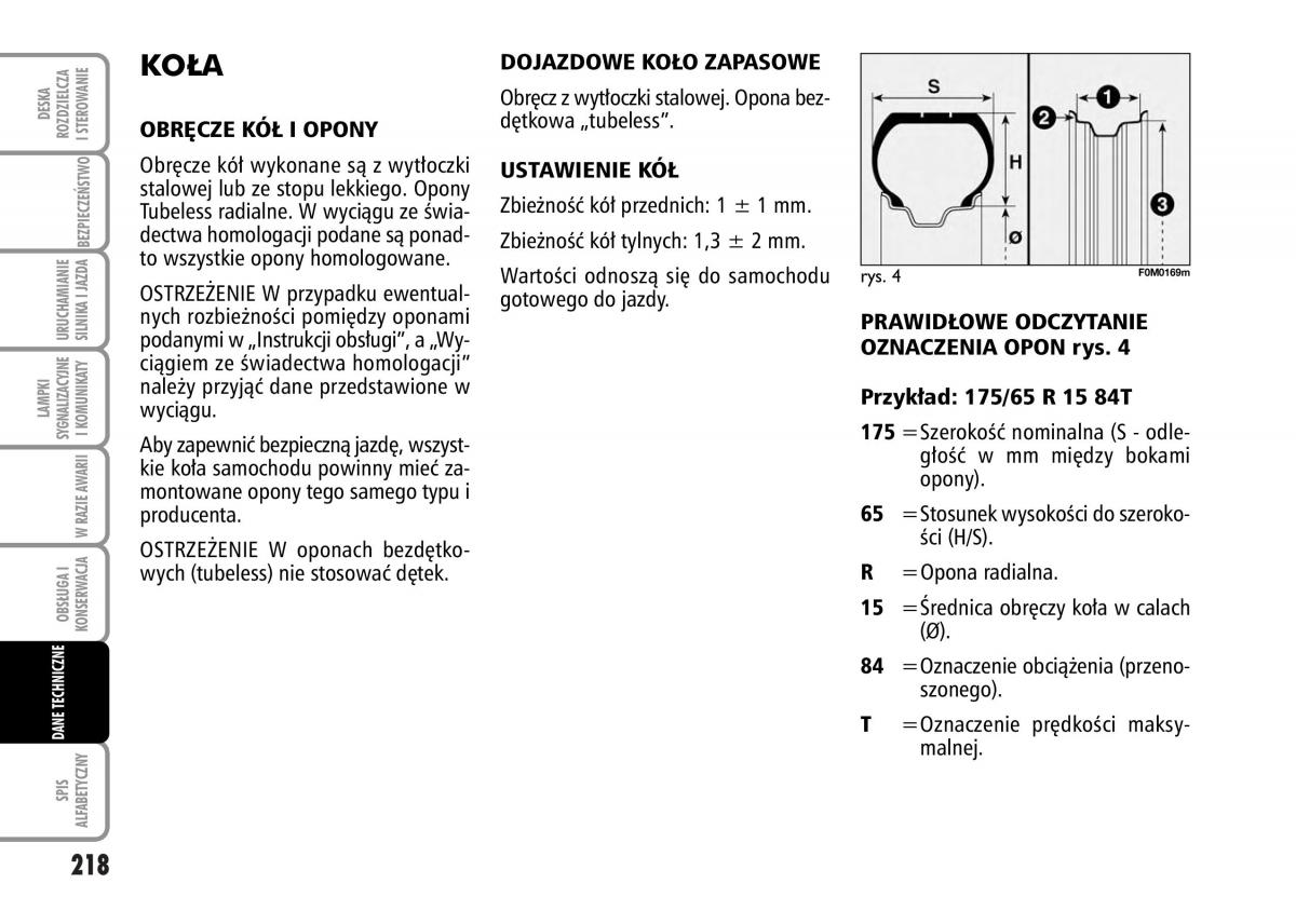 Fiat Grande Punto III 3 instrukcja obslugi / page 220