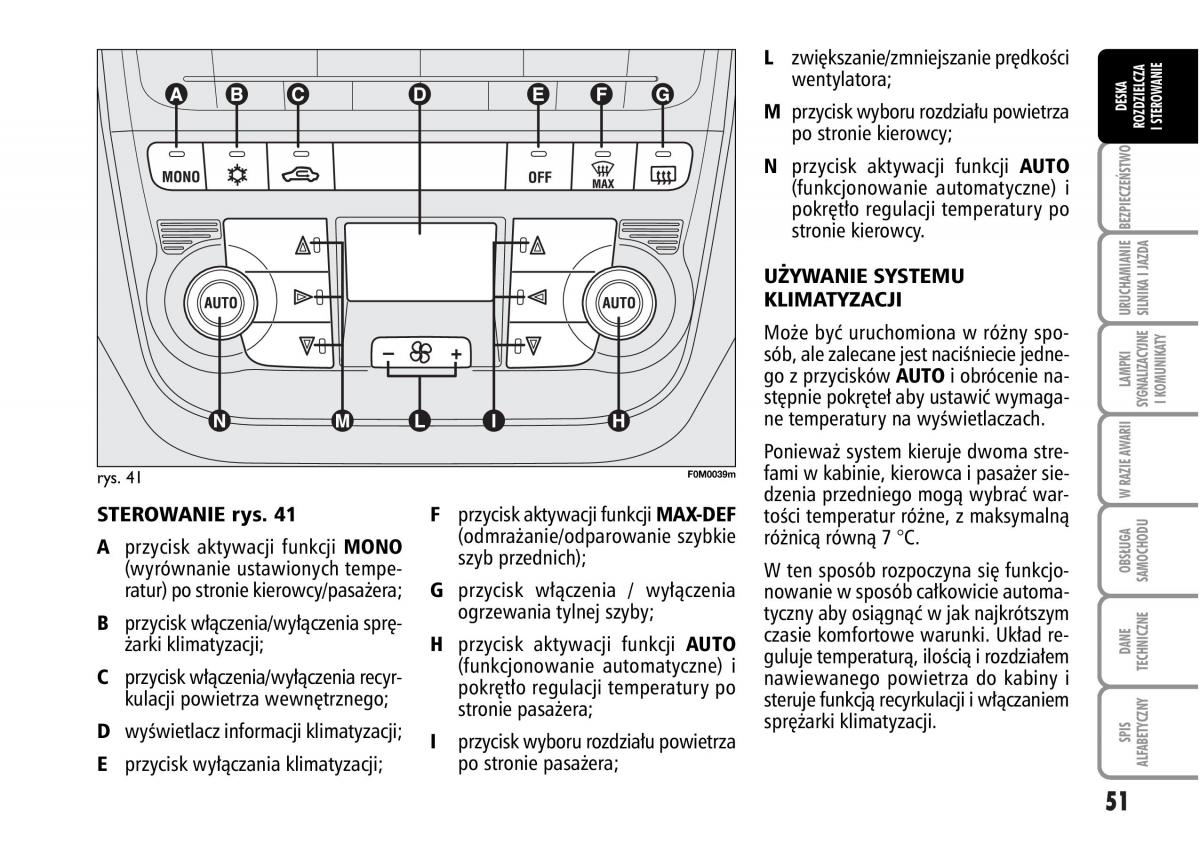 Fiat Grande Punto III 3 instrukcja obslugi / page 53