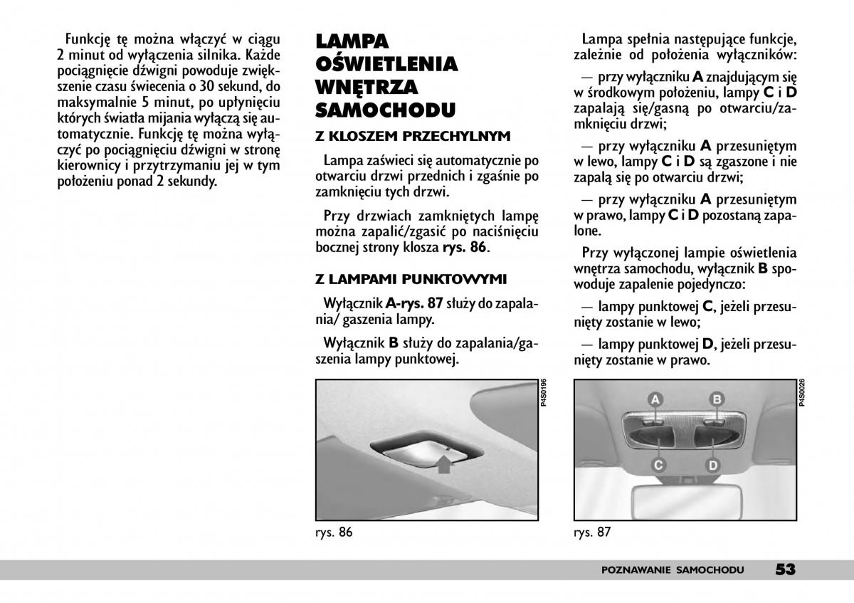 Fiat Punto II 2 instrukcja obslugi / page 57