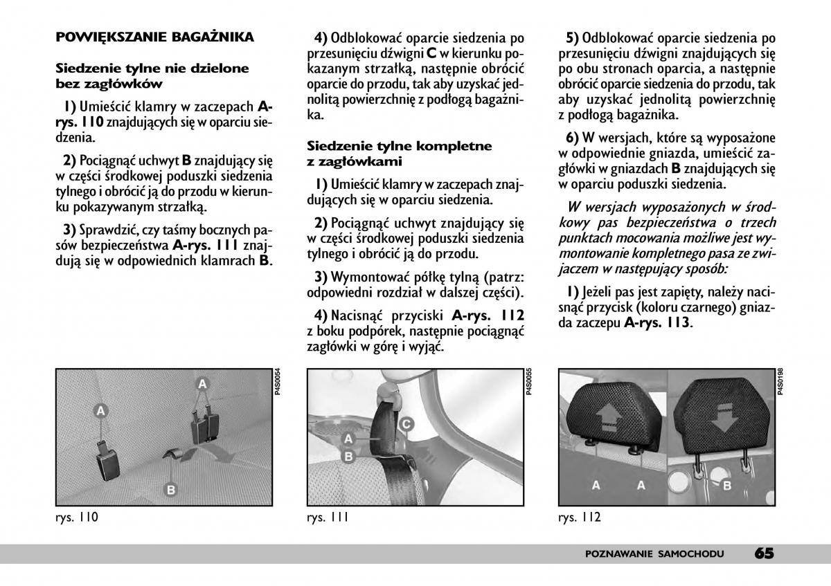 Fiat Punto II 2 instrukcja obslugi / page 69