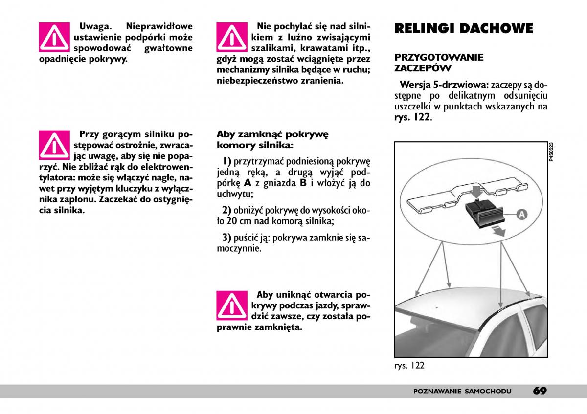 Fiat Punto II 2 instrukcja obslugi / page 73