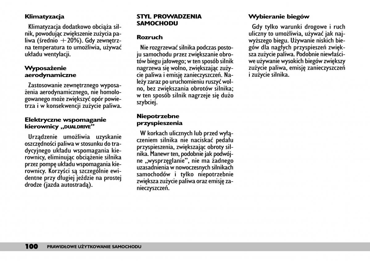 Fiat Punto II 2 instrukcja obslugi / page 104