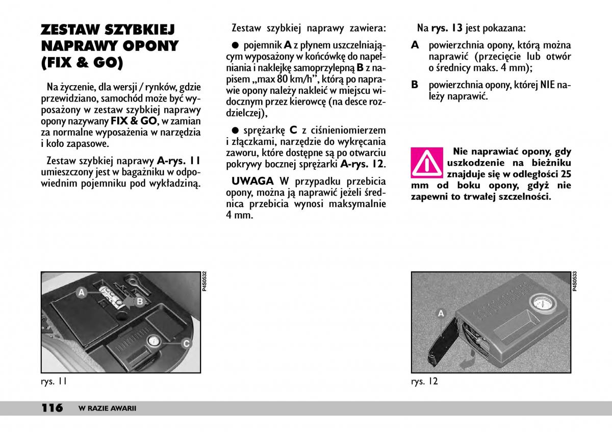 Fiat Punto II 2 instrukcja obslugi / page 120