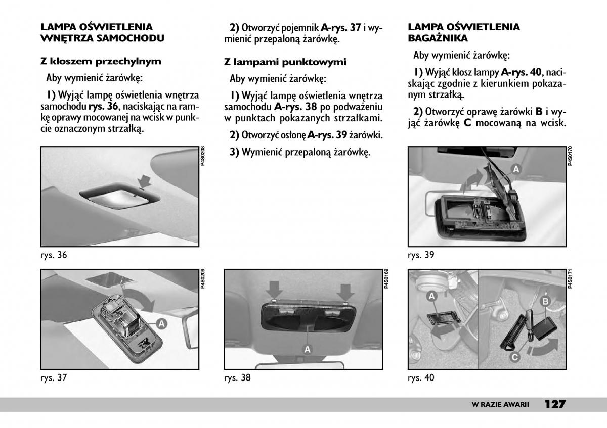 Fiat Punto II 2 instrukcja obslugi / page 131