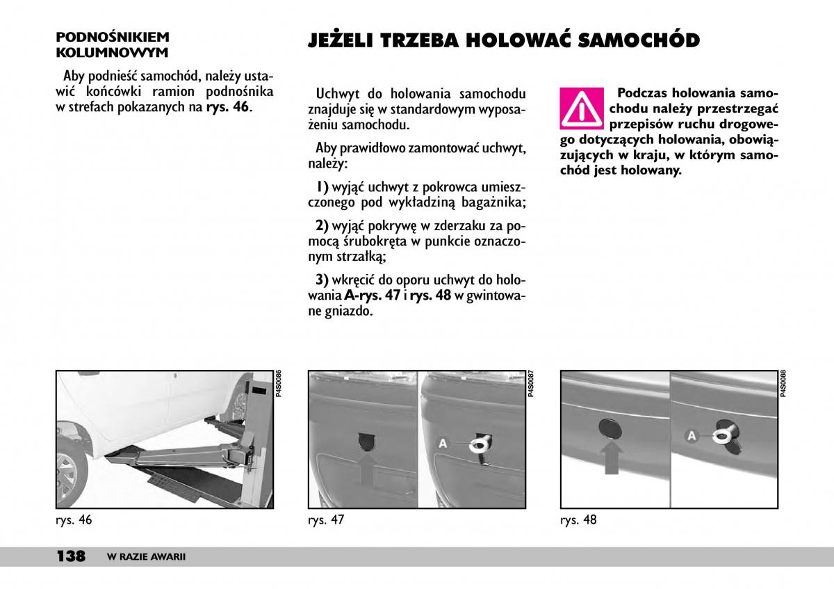 Fiat Punto II 2 instrukcja obslugi / page 142