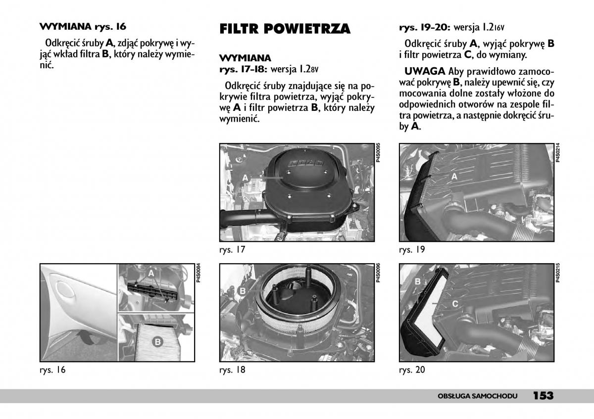 Fiat Punto II 2 instrukcja obslugi / page 157