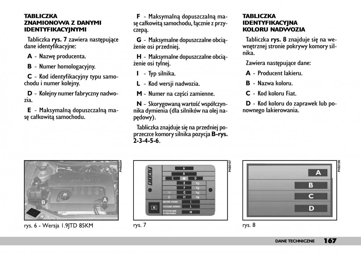 Fiat Punto II 2 instrukcja obslugi / page 171