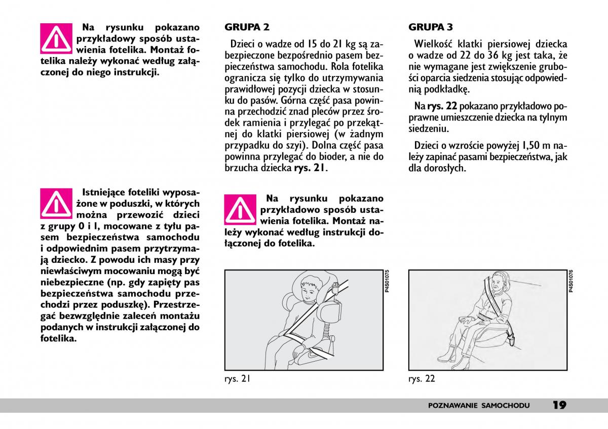 Fiat Punto II 2 instrukcja obslugi / page 23