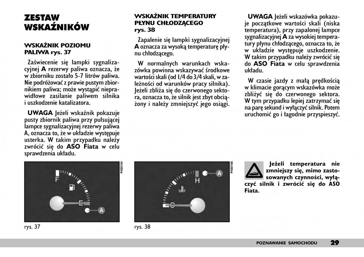 Fiat Punto II 2 instrukcja obslugi / page 33