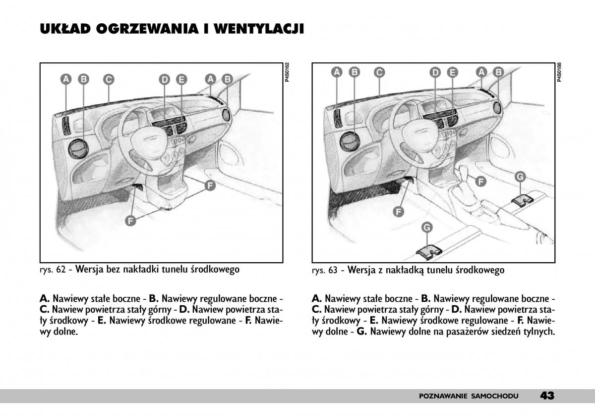 Fiat Punto II 2 instrukcja obslugi / page 47