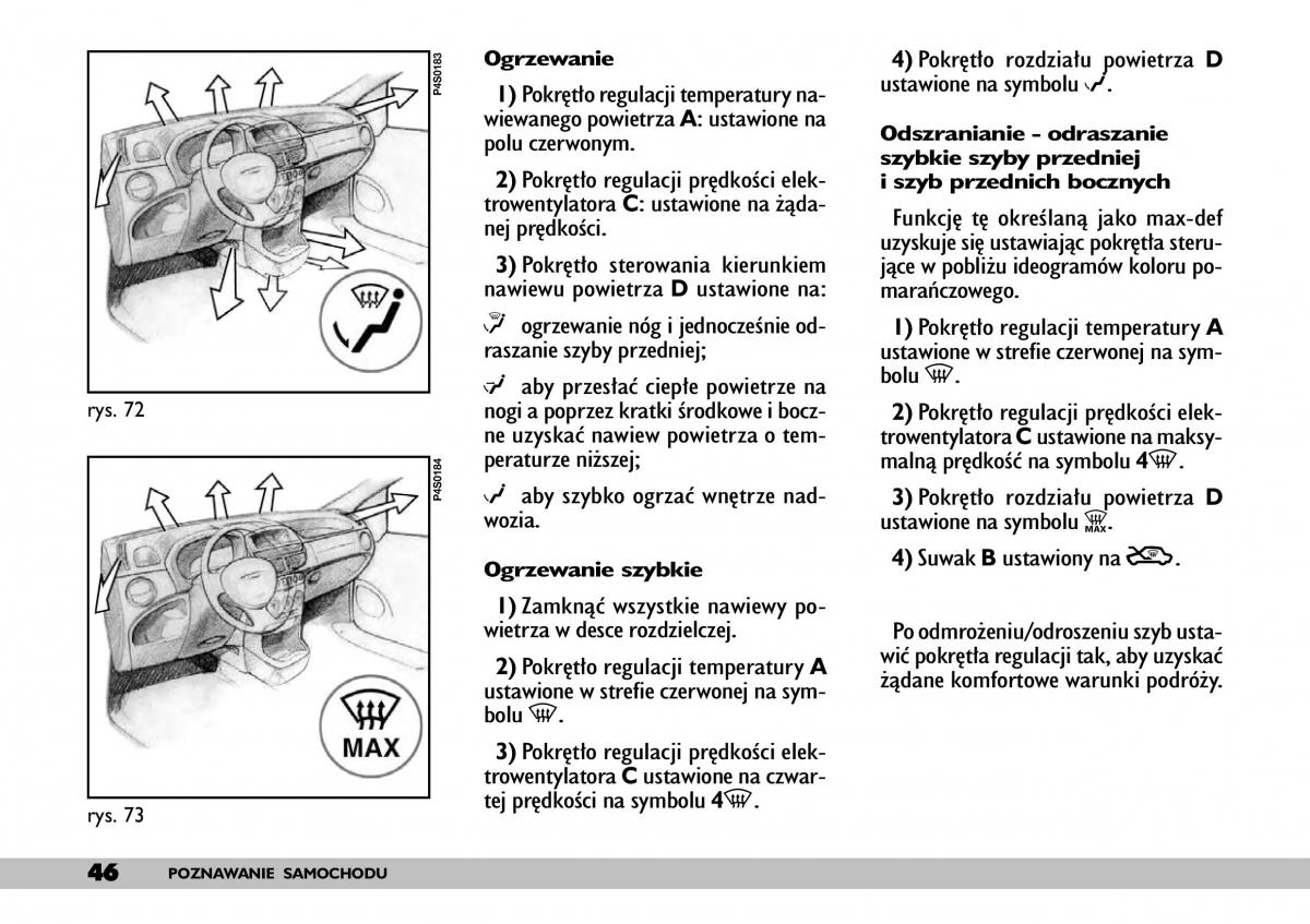 Fiat Punto II 2 instrukcja obslugi / page 50