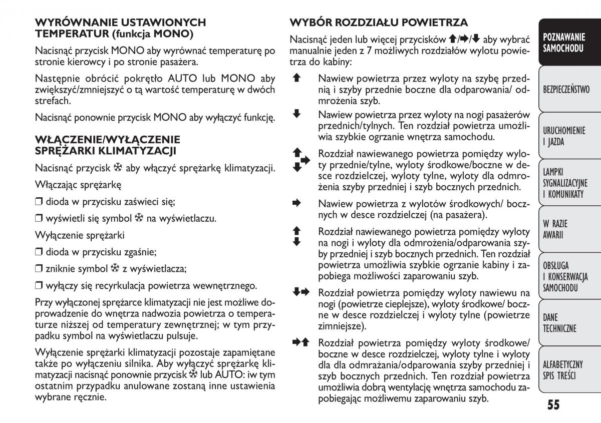 manual  Fiat Punto III 3 instrukcja / page 57