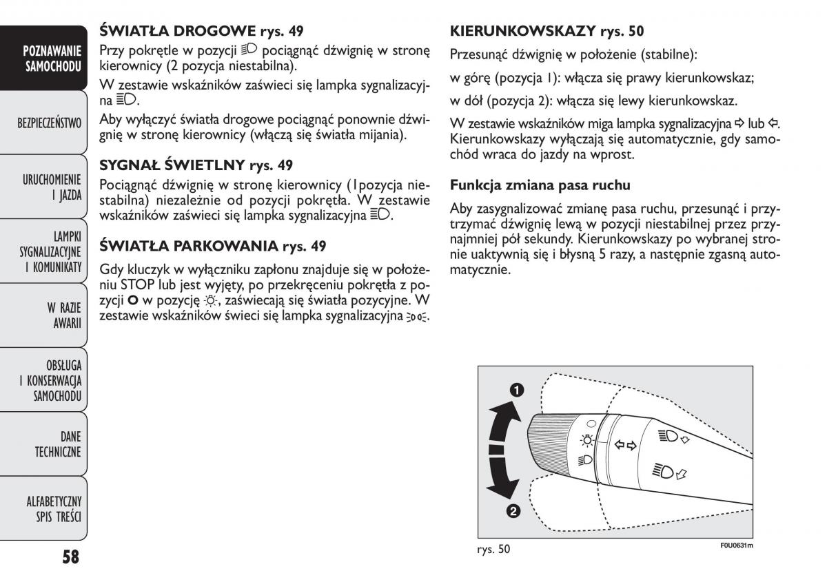 manual  Fiat Punto III 3 instrukcja / page 60