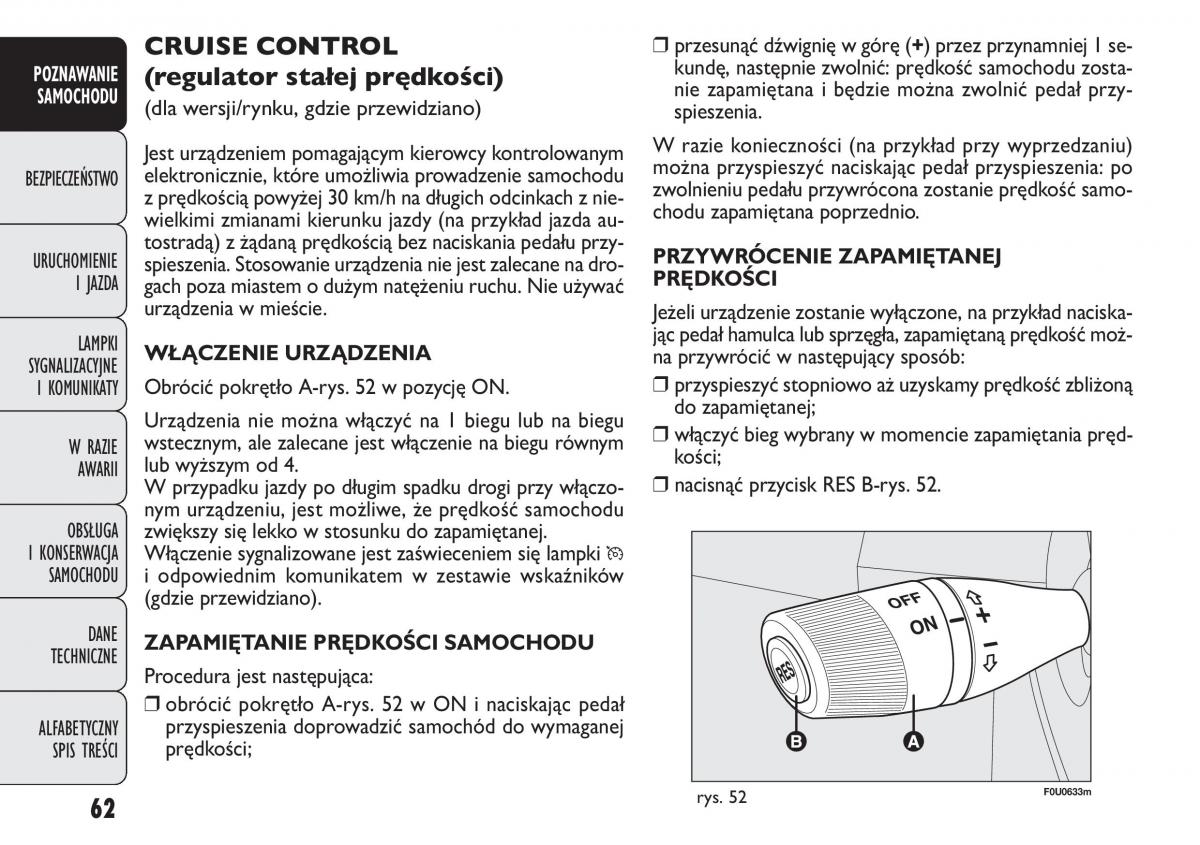 manual  Fiat Punto III 3 instrukcja / page 64