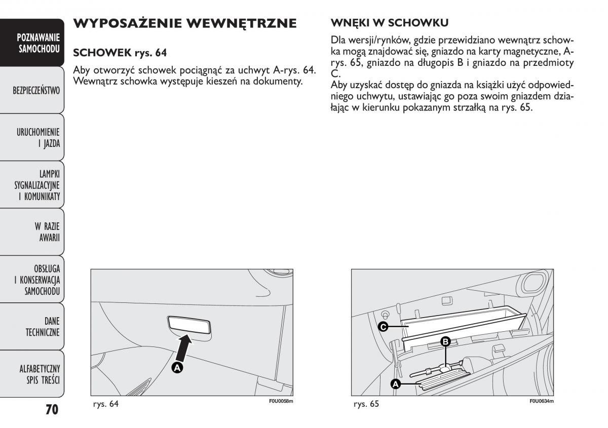 manual  Fiat Punto III 3 instrukcja / page 72