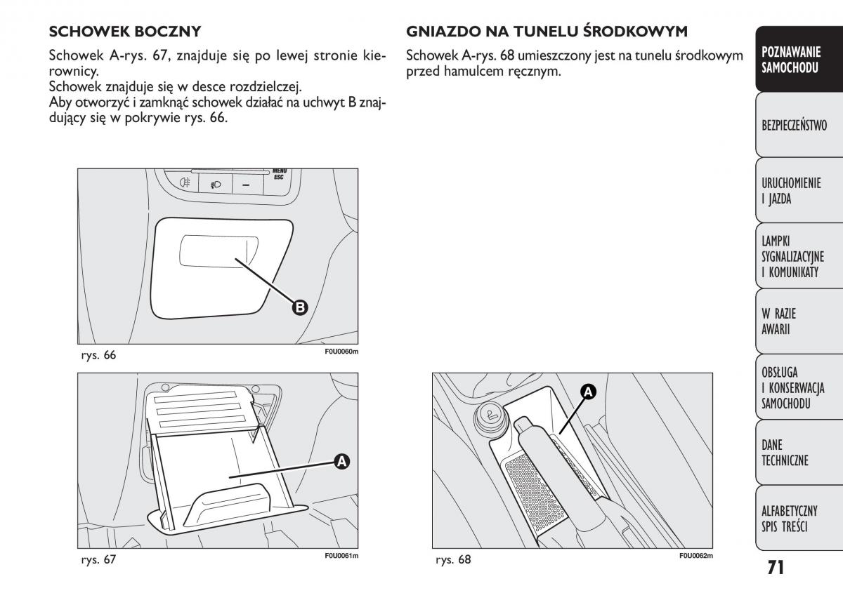 manual  Fiat Punto III 3 instrukcja / page 73