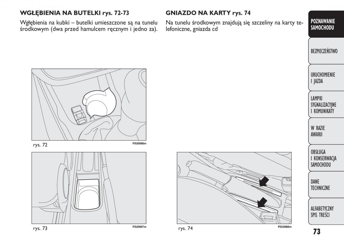 manual  Fiat Punto III 3 instrukcja / page 75