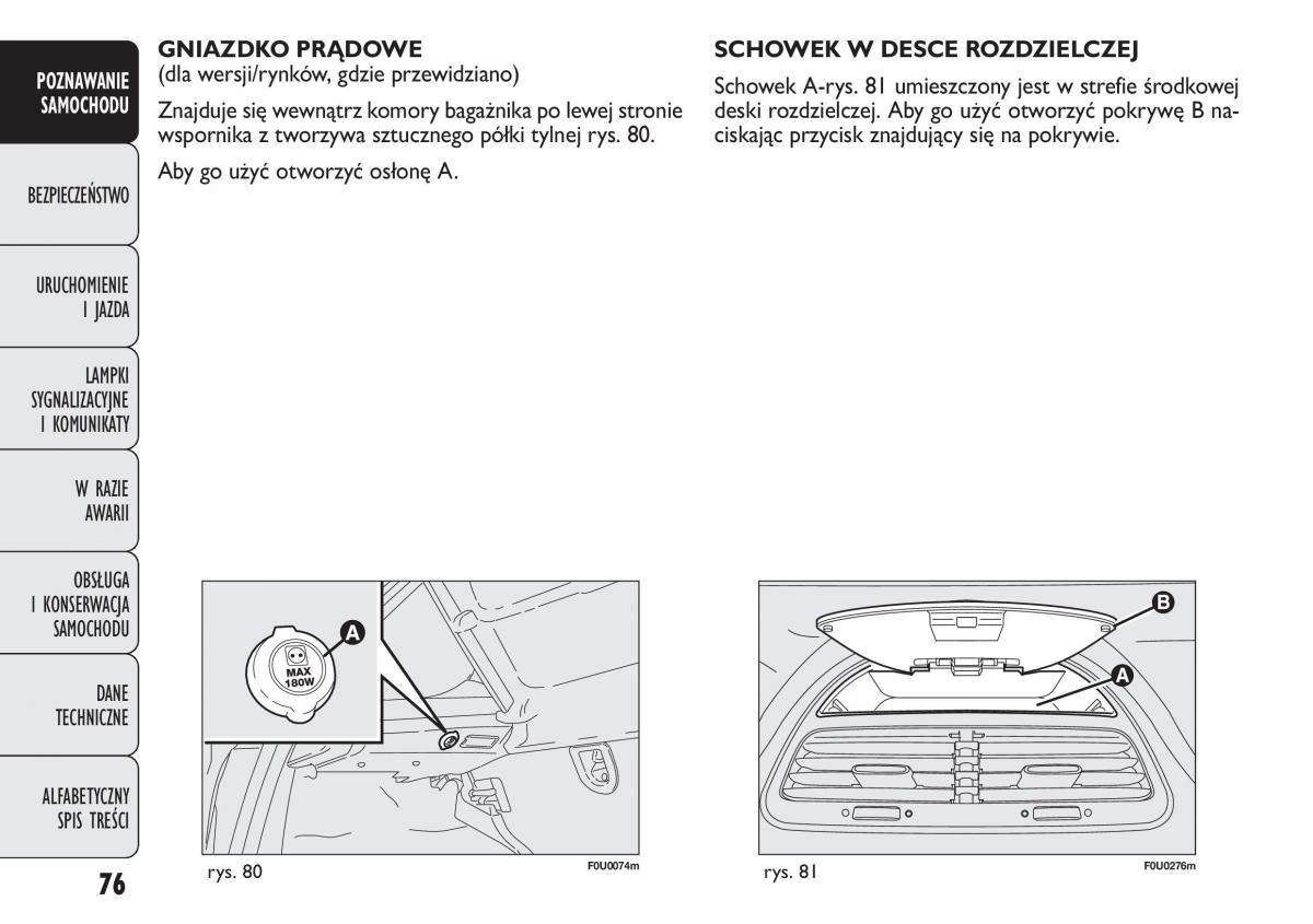 manual  Fiat Punto III 3 instrukcja / page 78