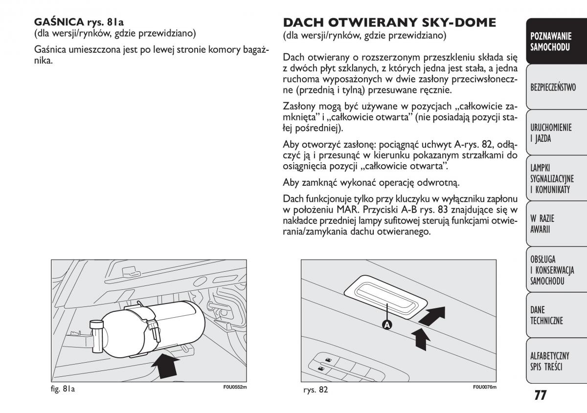 manual  Fiat Punto III 3 instrukcja / page 79