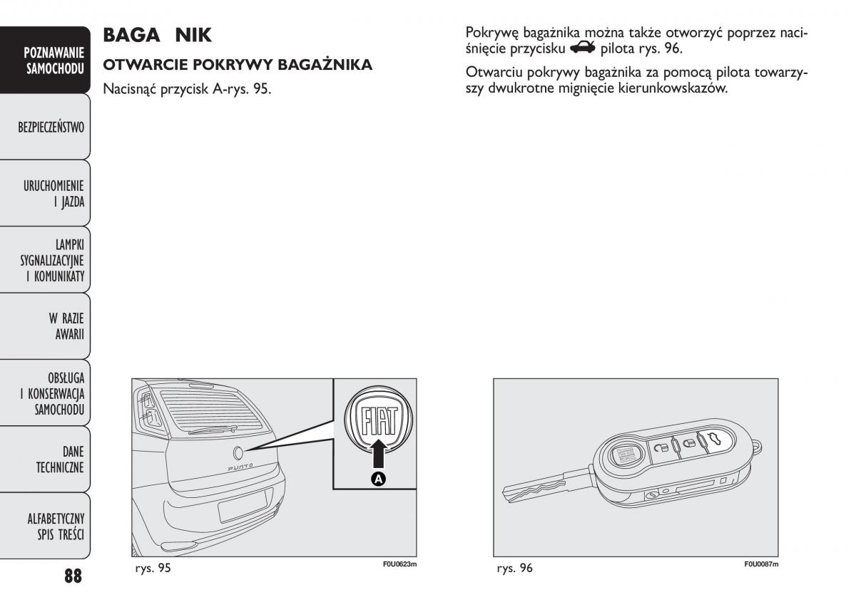 manual  Fiat Punto III 3 instrukcja / page 90