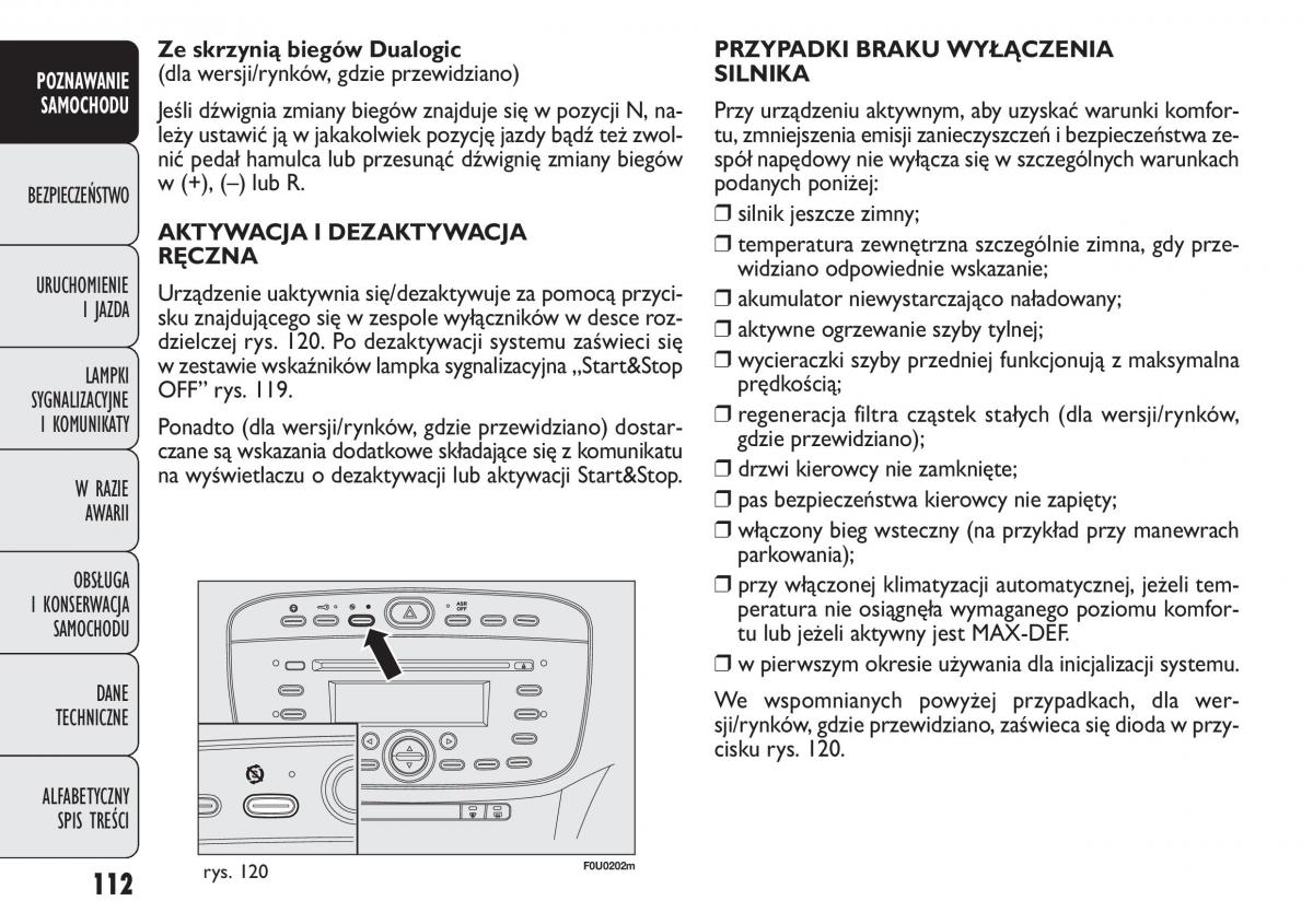 manual  Fiat Punto III 3 instrukcja / page 114