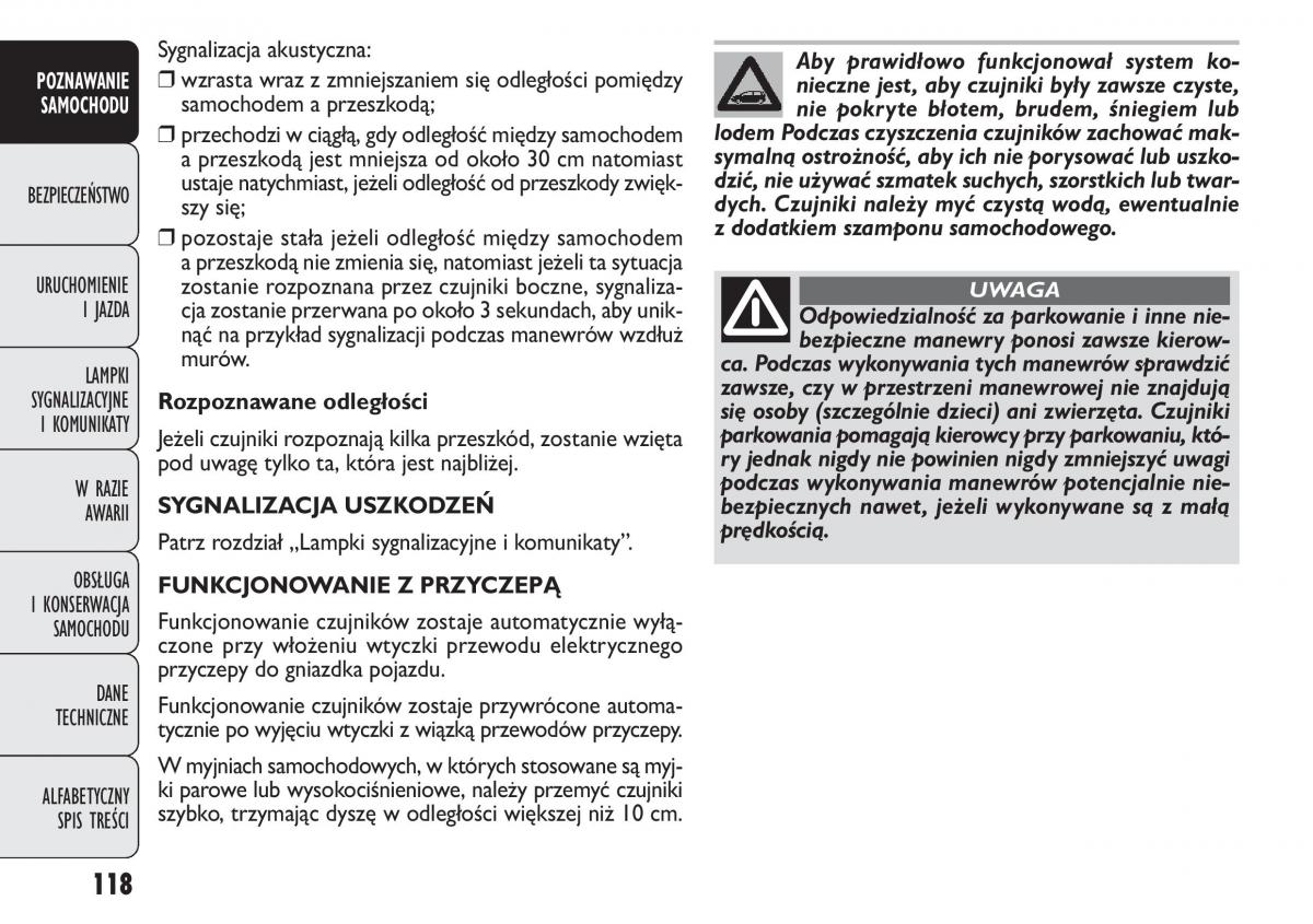 manual  Fiat Punto III 3 instrukcja / page 120