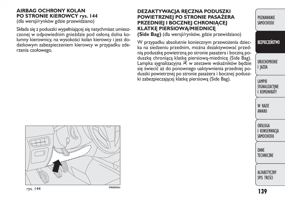 manual  Fiat Punto III 3 instrukcja / page 141