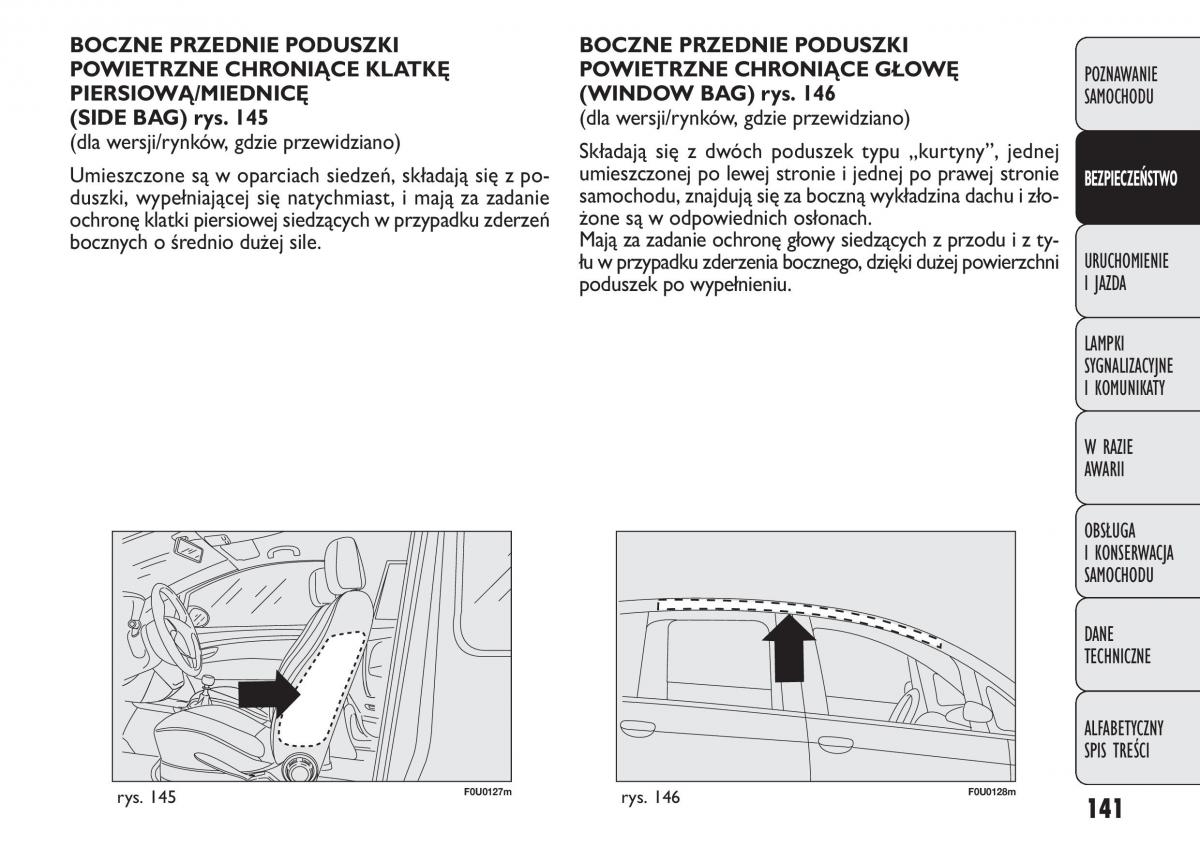 manual  Fiat Punto III 3 instrukcja / page 143