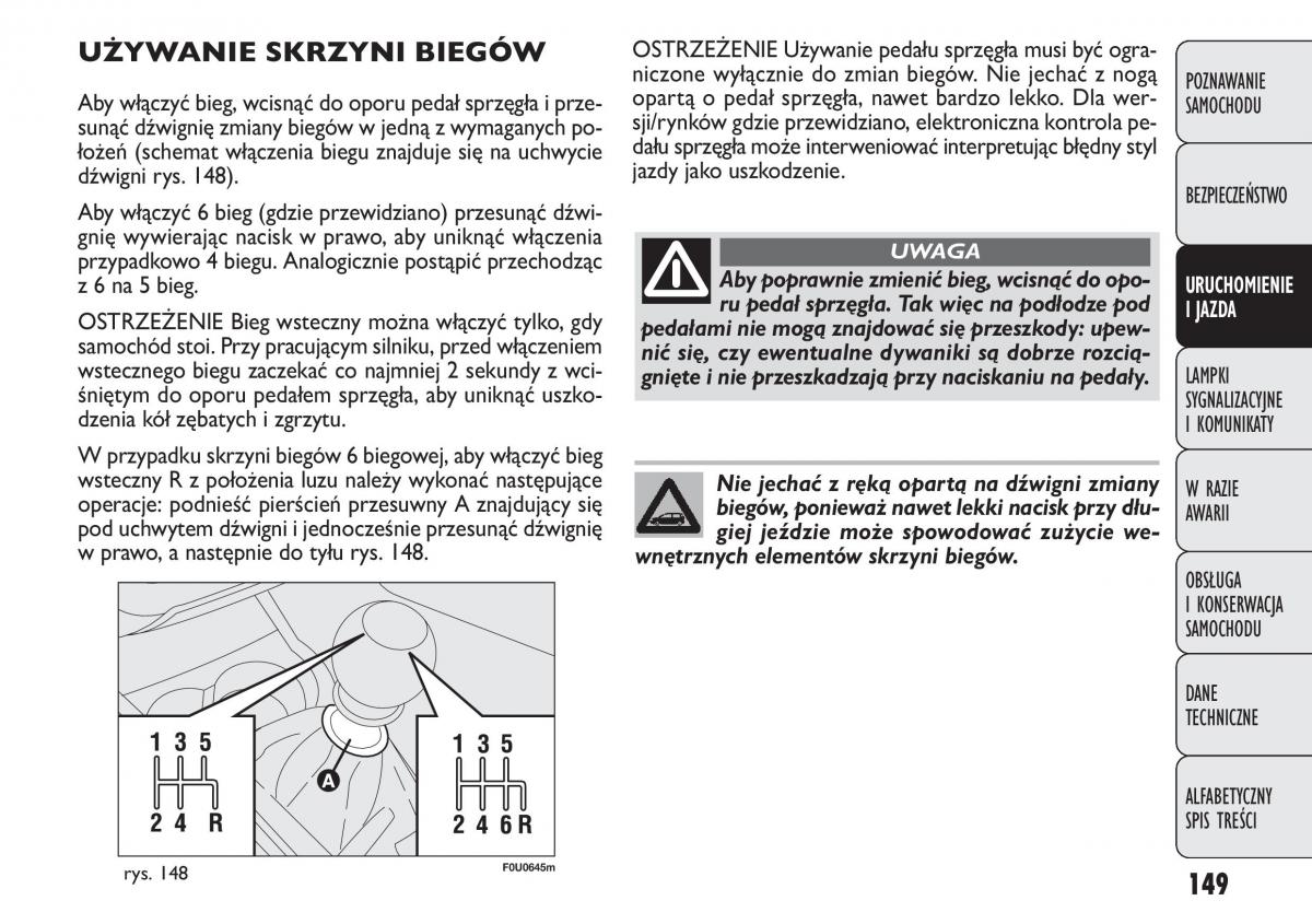 manual  Fiat Punto III 3 instrukcja / page 151