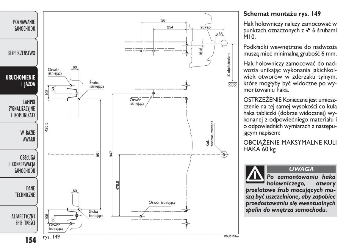 manual  Fiat Punto III 3 instrukcja / page 156