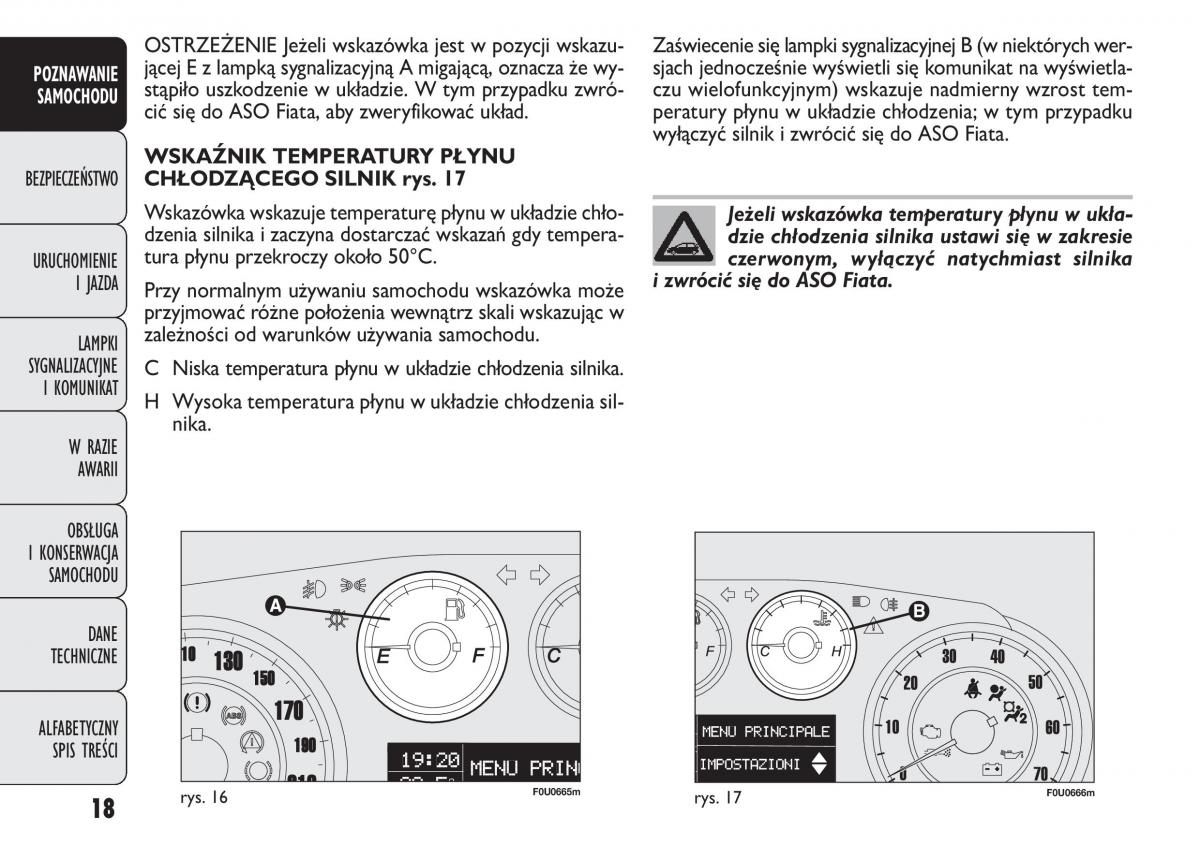 manual  Fiat Punto III 3 instrukcja / page 20