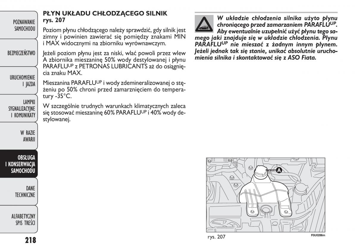 manual  Fiat Punto III 3 instrukcja / page 220