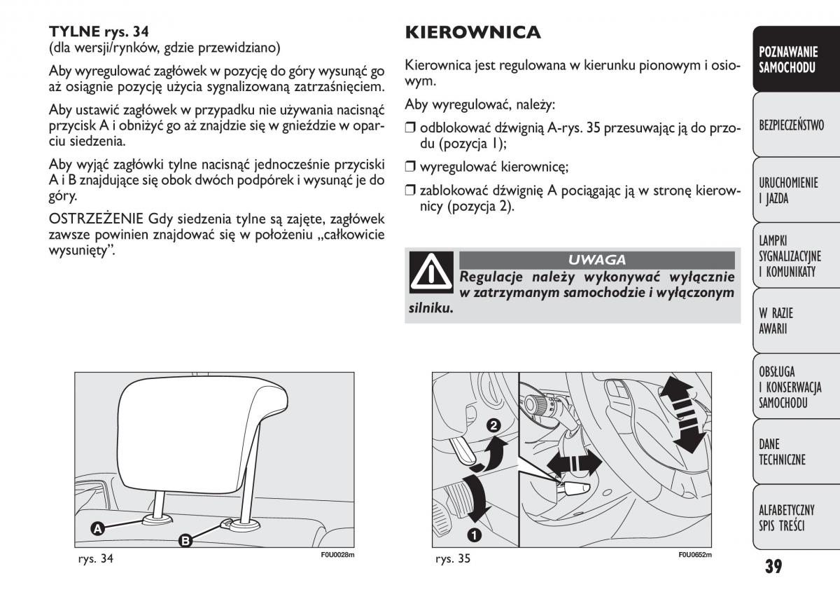 manual  Fiat Punto III 3 instrukcja / page 41