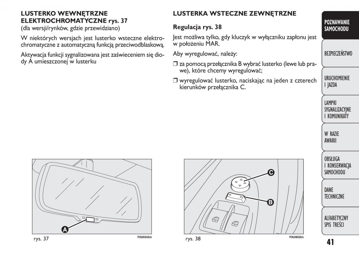 manual  Fiat Punto III 3 instrukcja / page 43