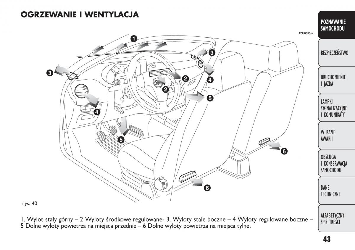 manual  Fiat Punto III 3 instrukcja / page 45