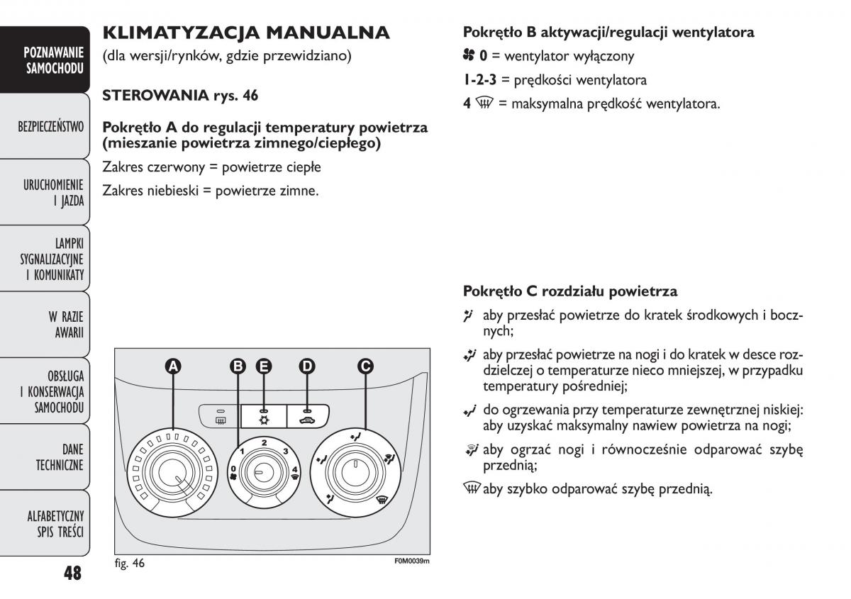 manual  Fiat Punto III 3 instrukcja / page 50