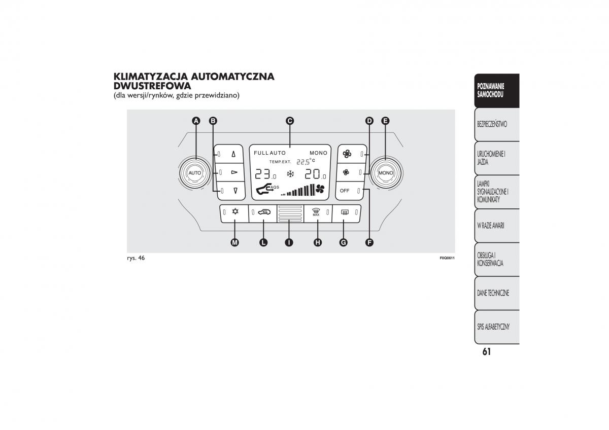 Fiat Bravo II 2 instrukcja obslugi / page 65