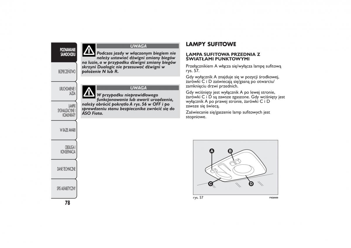 manual Fiat Bravo Fiat Bravo II 2 instrukcja / page 82