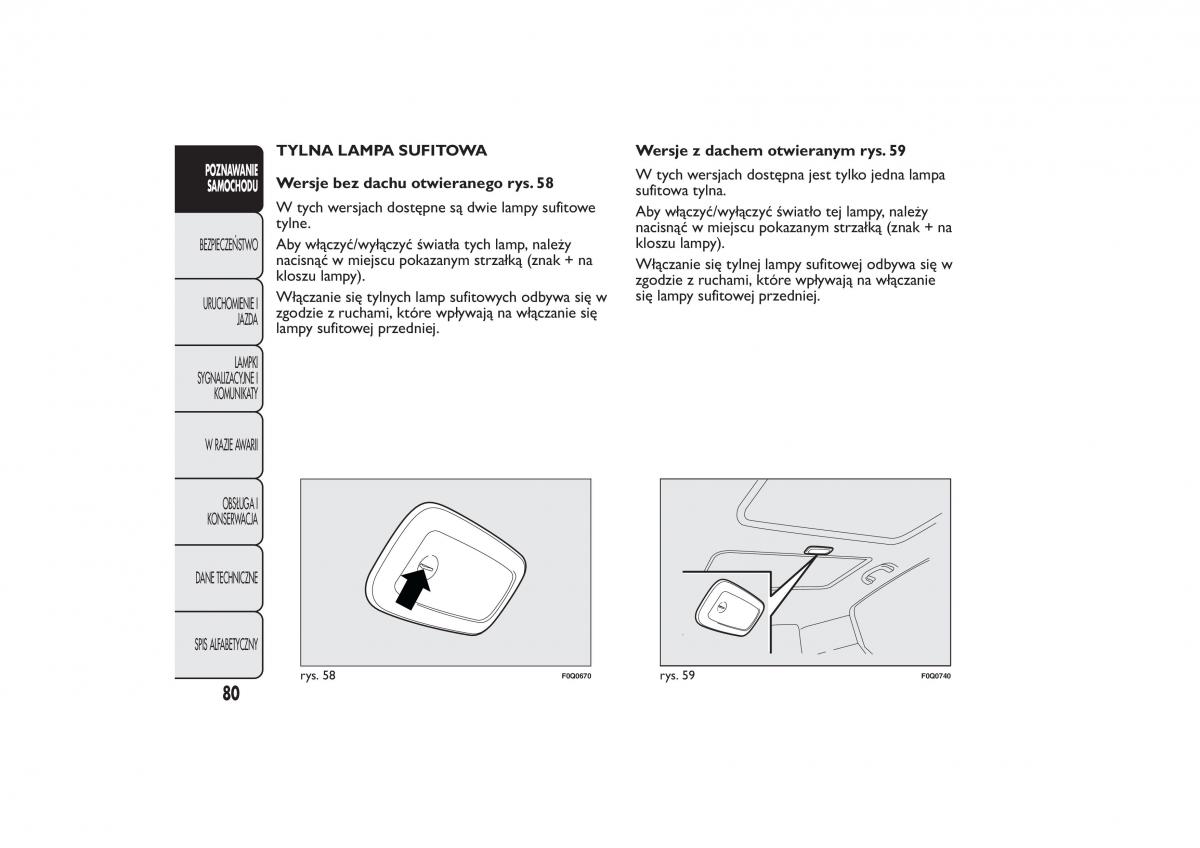 Fiat Bravo II 2 instrukcja obslugi / page 84