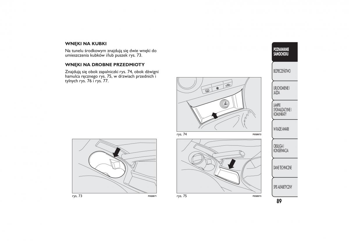 Fiat Bravo II 2 instrukcja obslugi / page 93