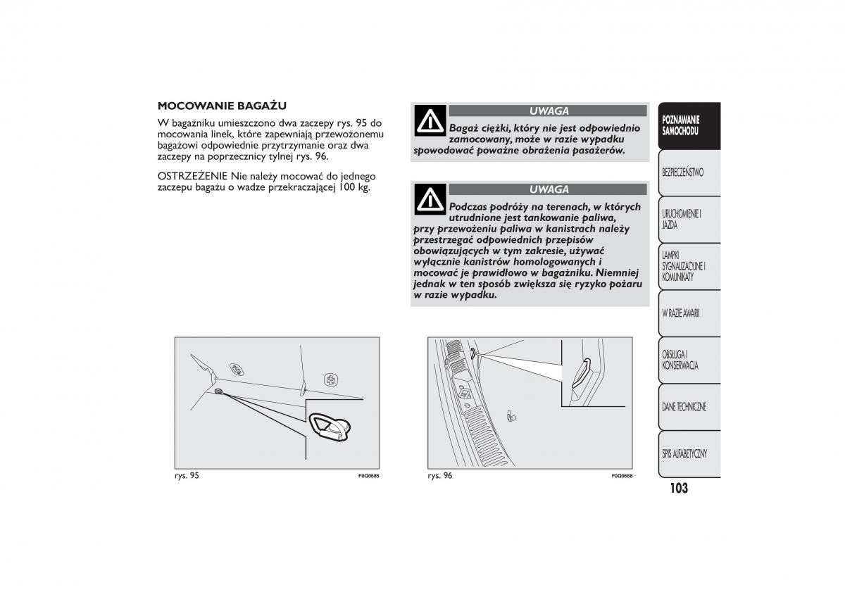 manual Fiat Bravo Fiat Bravo II 2 instrukcja / page 107