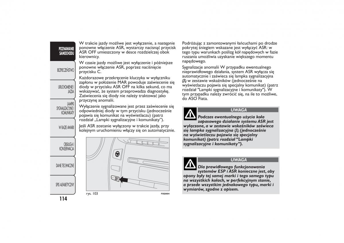 manual Fiat Bravo Fiat Bravo II 2 instrukcja / page 118