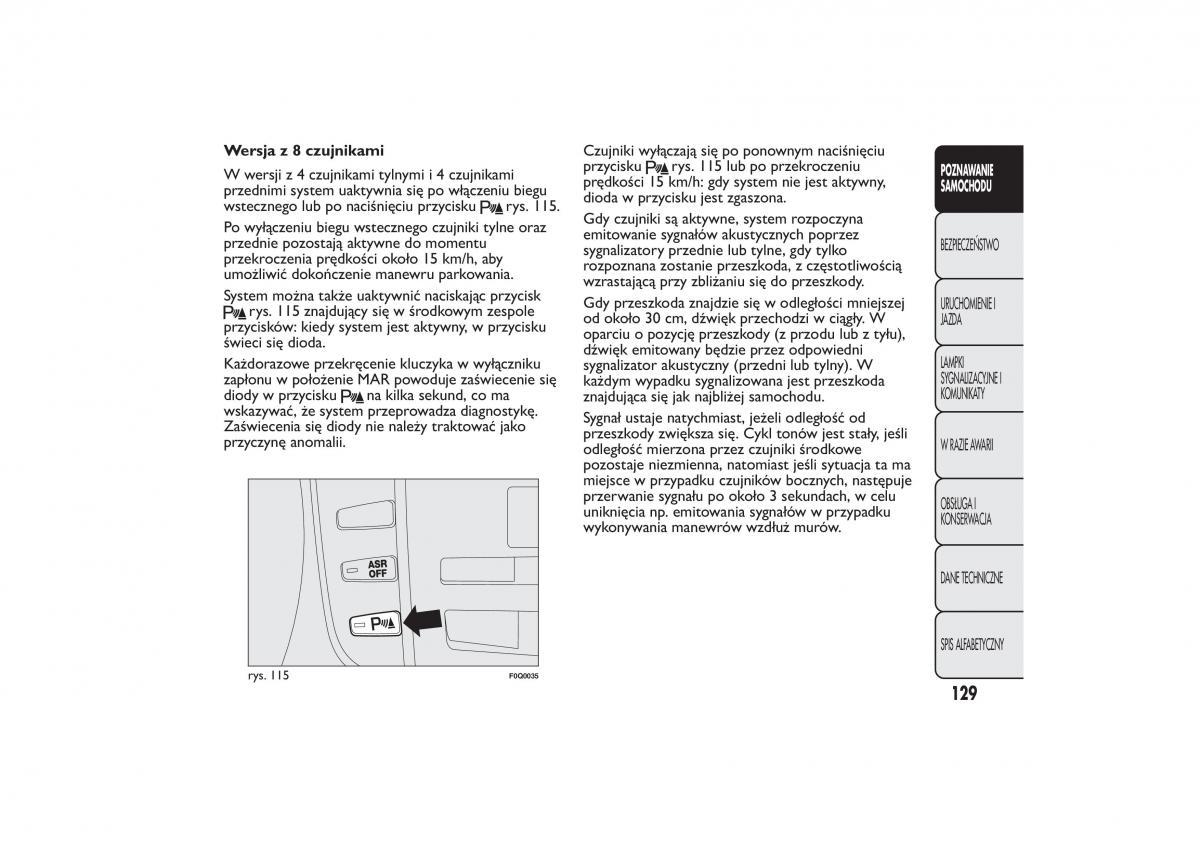 manual Fiat Bravo Fiat Bravo II 2 instrukcja / page 133