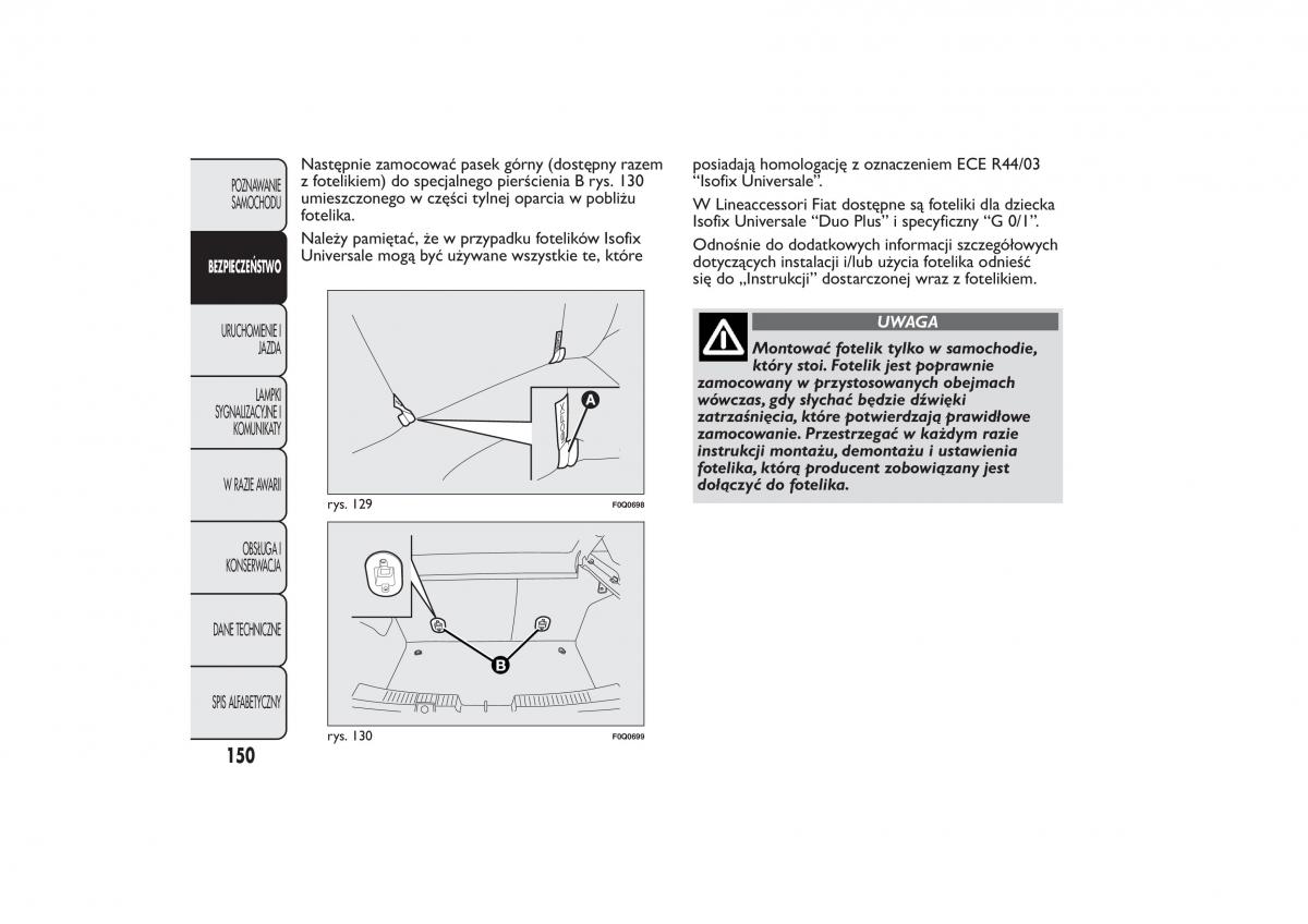 manual Fiat Bravo Fiat Bravo II 2 instrukcja / page 154