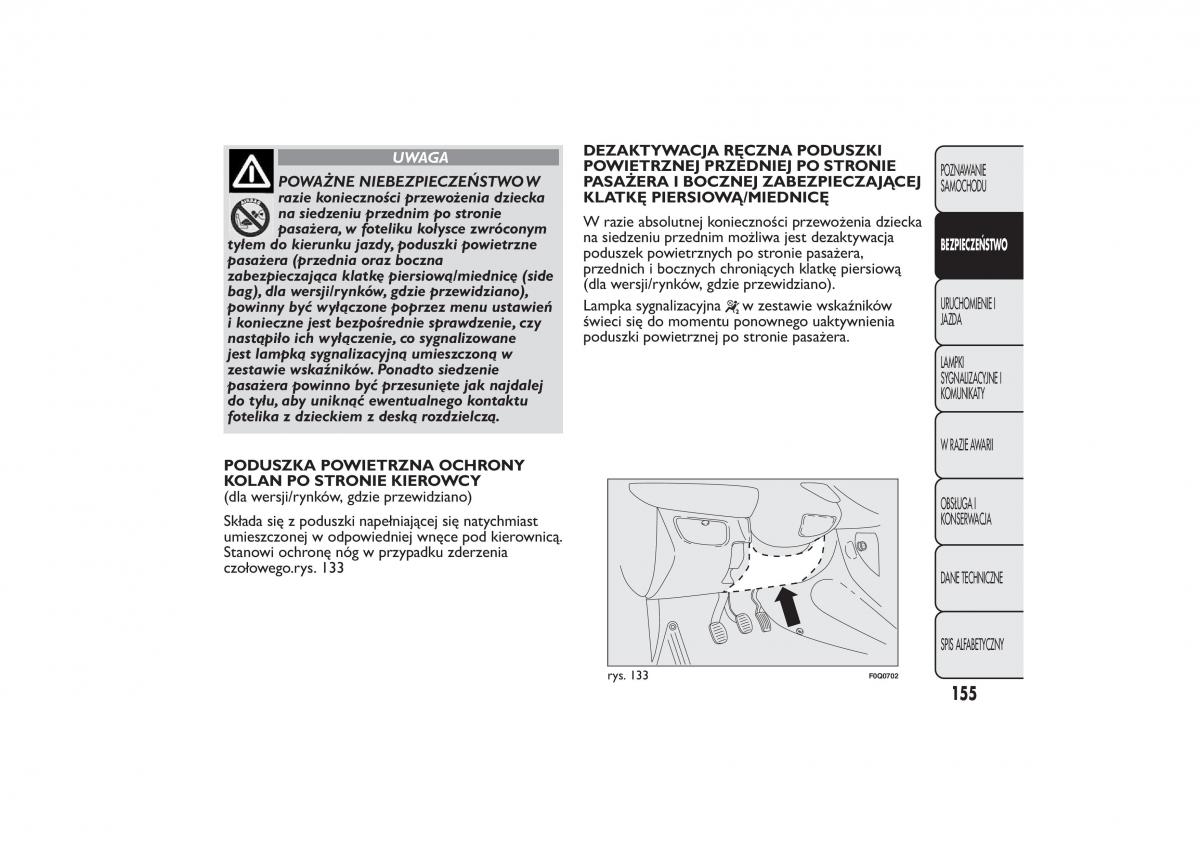 Fiat Bravo II 2 instrukcja obslugi / page 159