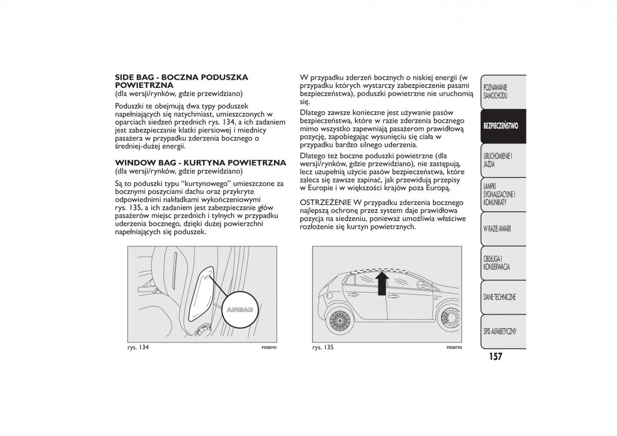 manual Fiat Bravo Fiat Bravo II 2 instrukcja / page 161