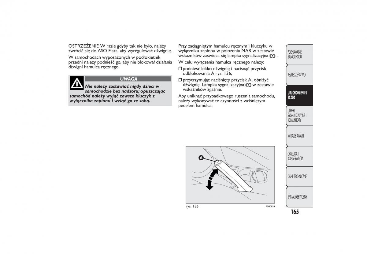 Fiat Bravo II 2 instrukcja obslugi / page 169