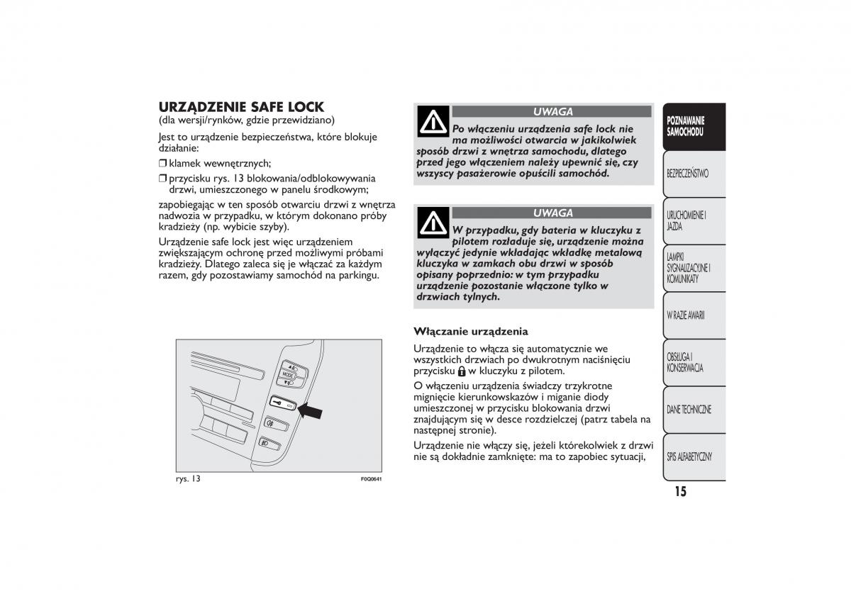 manual Fiat Bravo Fiat Bravo II 2 instrukcja / page 19